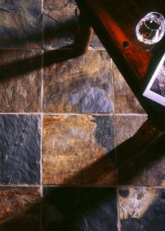 slate floor tiles
