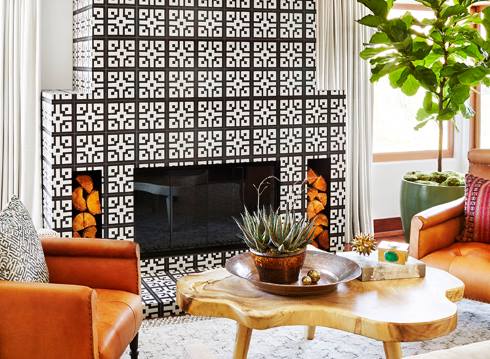 fireplace tile designs