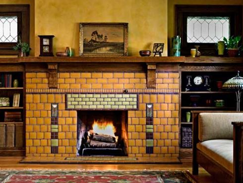 fireplace tile designs